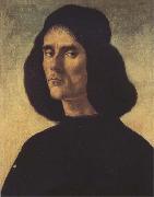Sandro Botticelli Portrait of Michele Marullo oil painting artist